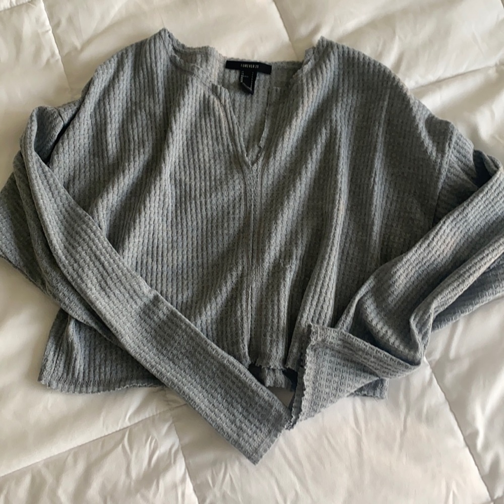 NWOT Forever 21 Henley Long Sleeve Shirt